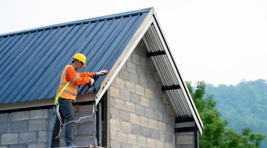 Professional metal roof installation in Hahnville, LA